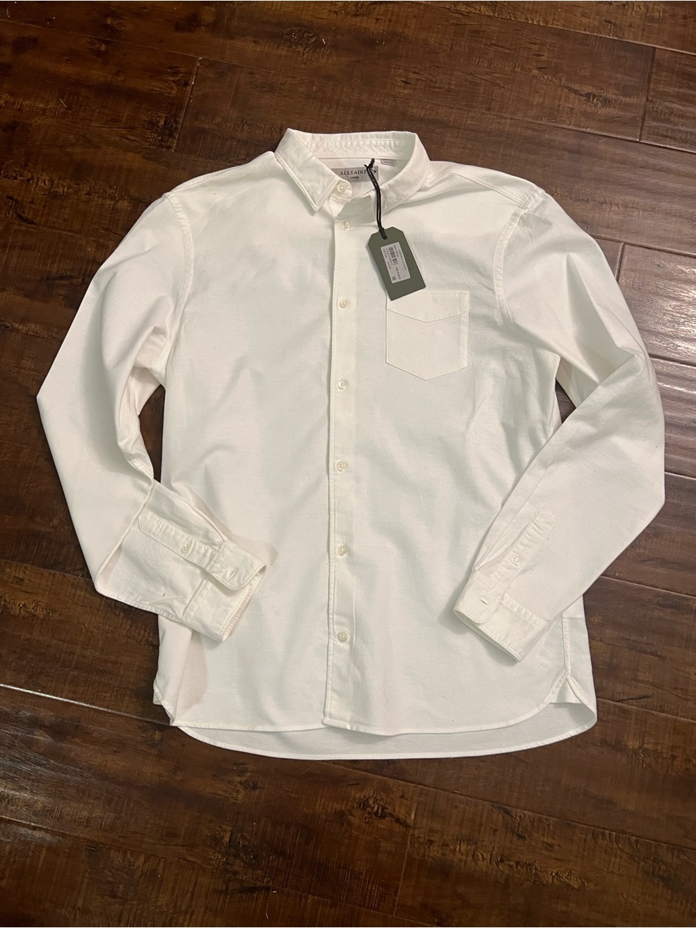 All Saints Fairview Long Sleeve Button Down